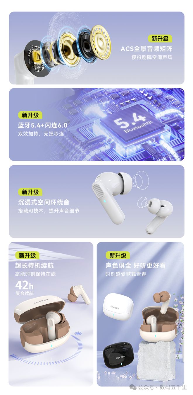 能者耳机：音质流畅游戏狂欢！凯发天生赢家蓝牙54+闪连异(图3)