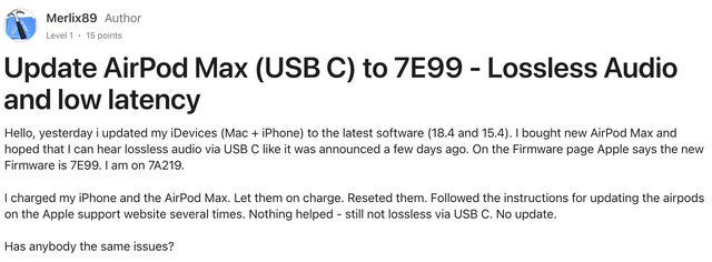 新固件在用户获得新功能之前被撤下凯发网址AirPods Max(图2)